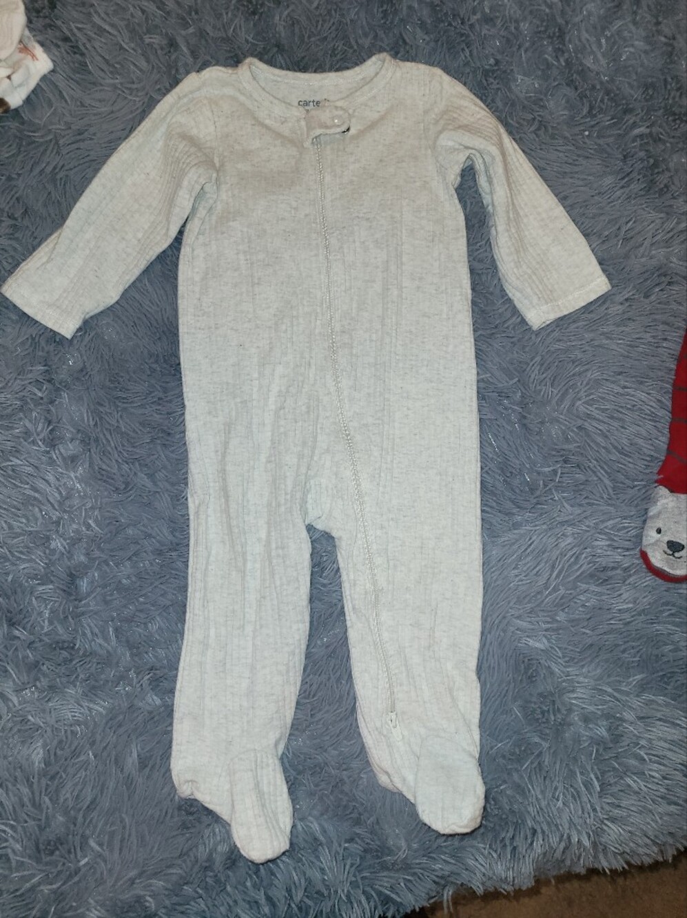 SET OF 5 Carter's Baby Footie Pajamas Size 9 Months - Picture 4 of 7